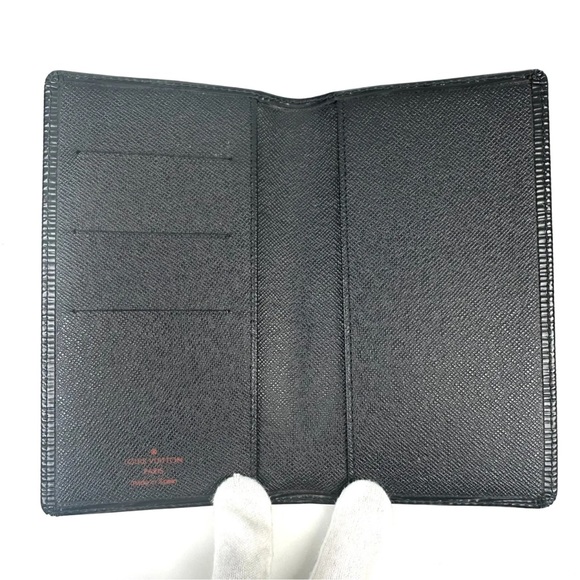 100% authentic vintage LOUIS VUITTON Agenda Posh Epi Leather Black - Picture 6 of 15